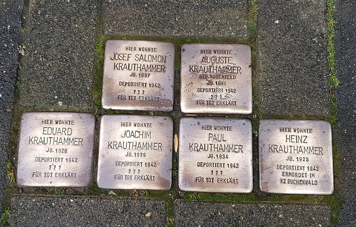 Stolpersteine - Heinrich-Heine-Gymnasium Bottrop